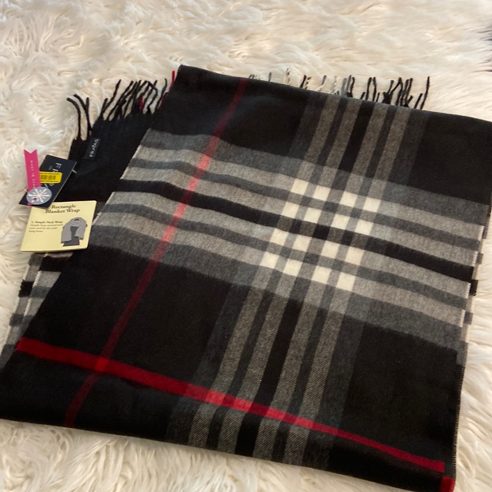 V.FRAAS SCARF WRAP LENGTH 72” wide 17” brand new Made in Germany